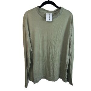 Asos Collusion Shirt Long Sleeve Pullover Top Unisex Mock Crewneck Casual Shirt